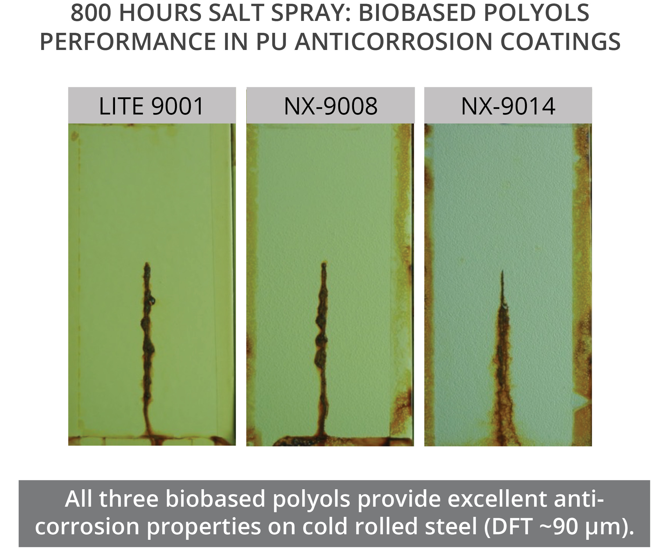 Cardolite biobased polyols deliver good corrosion protection, adhesion to metal substrates and flexibility to polyurethane protective coatings